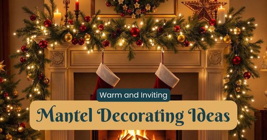 Warm & Inviting Christmas Mantel Decorating Ideas