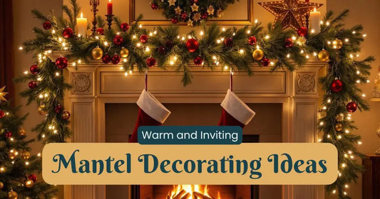 Warm & Inviting Christmas Mantel Decorating Ideas