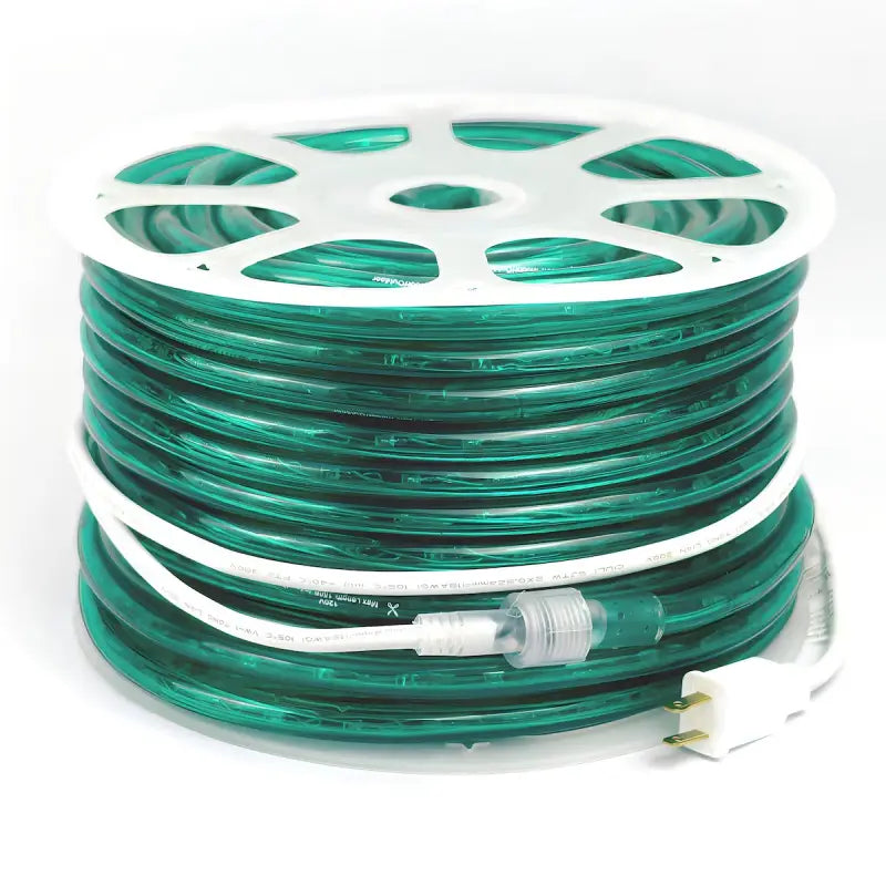 150’ Green LED Rope Light 2 Wire 1/2’’ 120 Volt - Christmas Lights