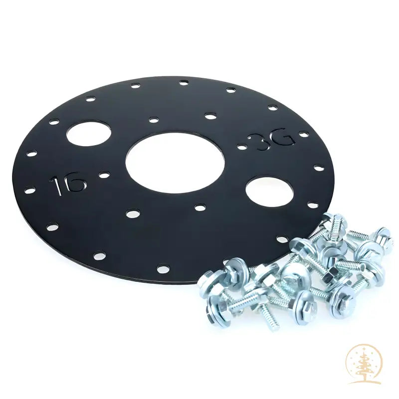16 Peg Hook Head Screw On Tree Topper/Hook Head with Star Mount Adaptor for 1.5’’ Pipe/Pole - Christmas Light