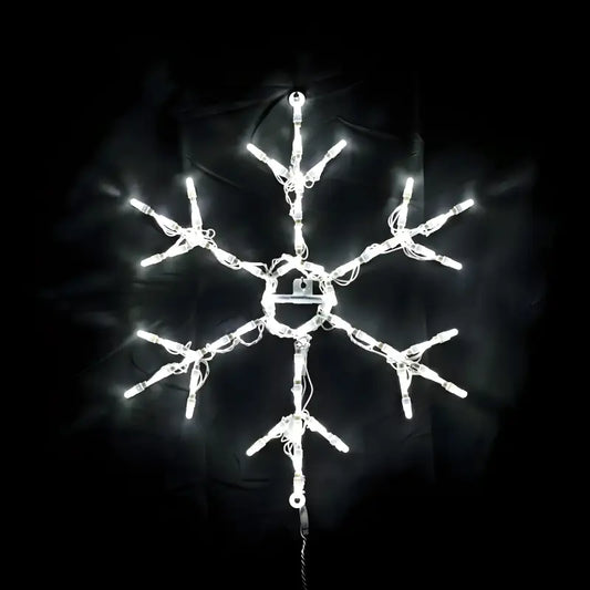 24’’ Avondale Design Snowflake - Designer Series Display - Wireframes Displays and Yard Art
