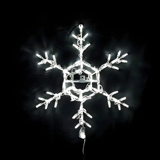 24’’ Ballentine Design Snowflake - Designer Series Display - Wireframes Displays and Yard Art