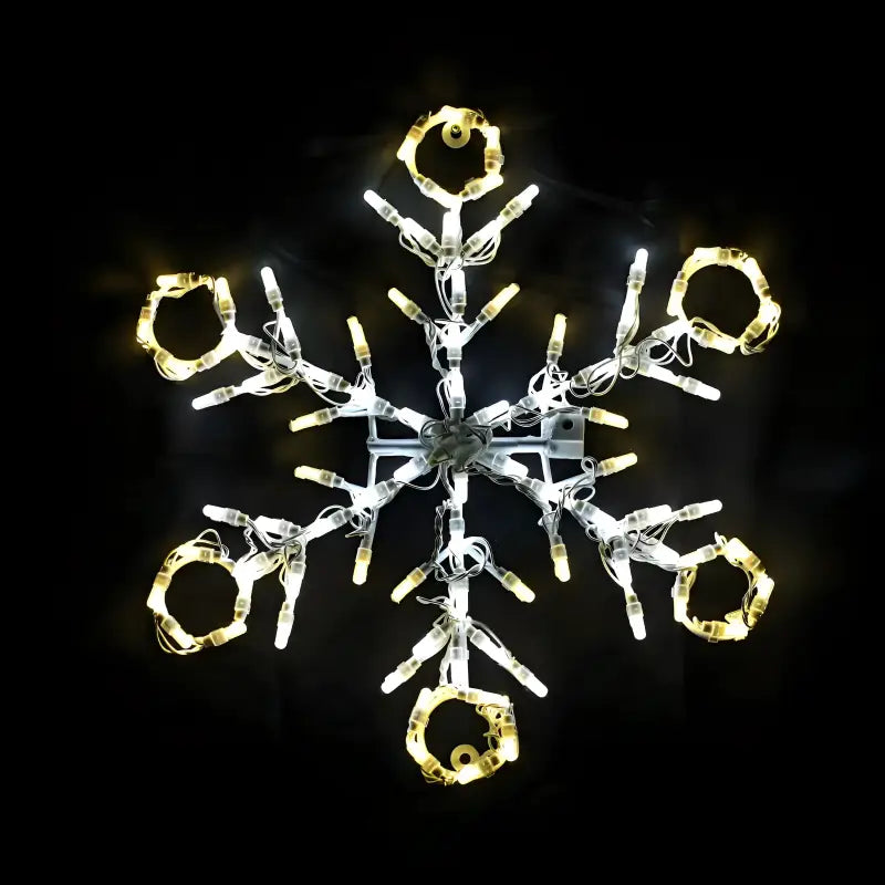 24’’ Forenza Design Snowflake - Designer Series Display - Wireframes Displays and Yard Art