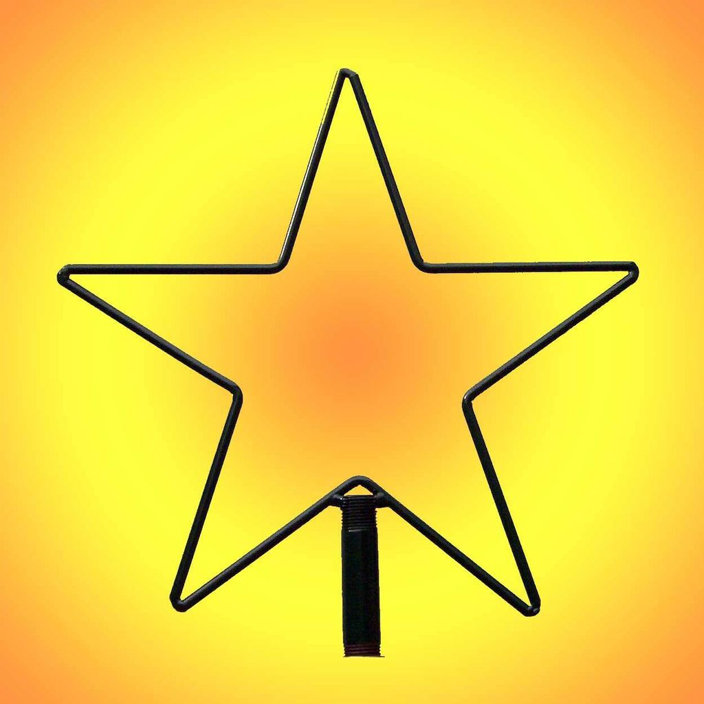 24 Inch Star Tree Topper - Christmas Light Installation Accessories