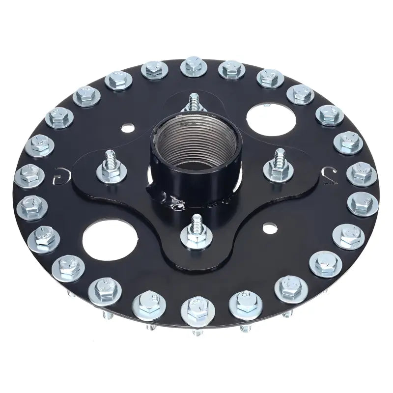 24 Peg Hook Head Screw On Tree Topper/Hook Head with Star Mount Adaptor for 1.5’’ Pipe/Pole - Christmas Light