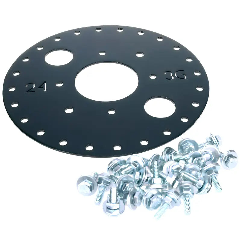 24 Peg Hook Head Screw On Tree Topper/Hook Head with Star Mount Adaptor for 1.5’’ Pipe/Pole - Christmas Light