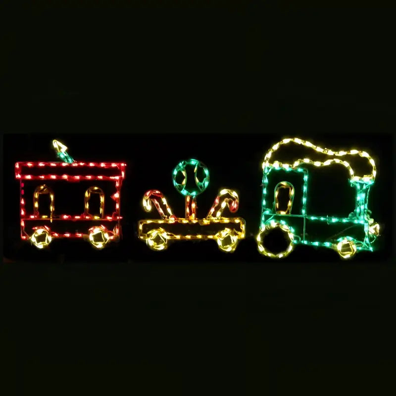 3 Piece Lollipop Train Small Wireframes Displays and Yard Art