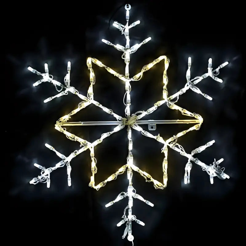 36’’ Devonshire Design Snowflake - Designer Series Display - Wireframes Displays and Yard Art