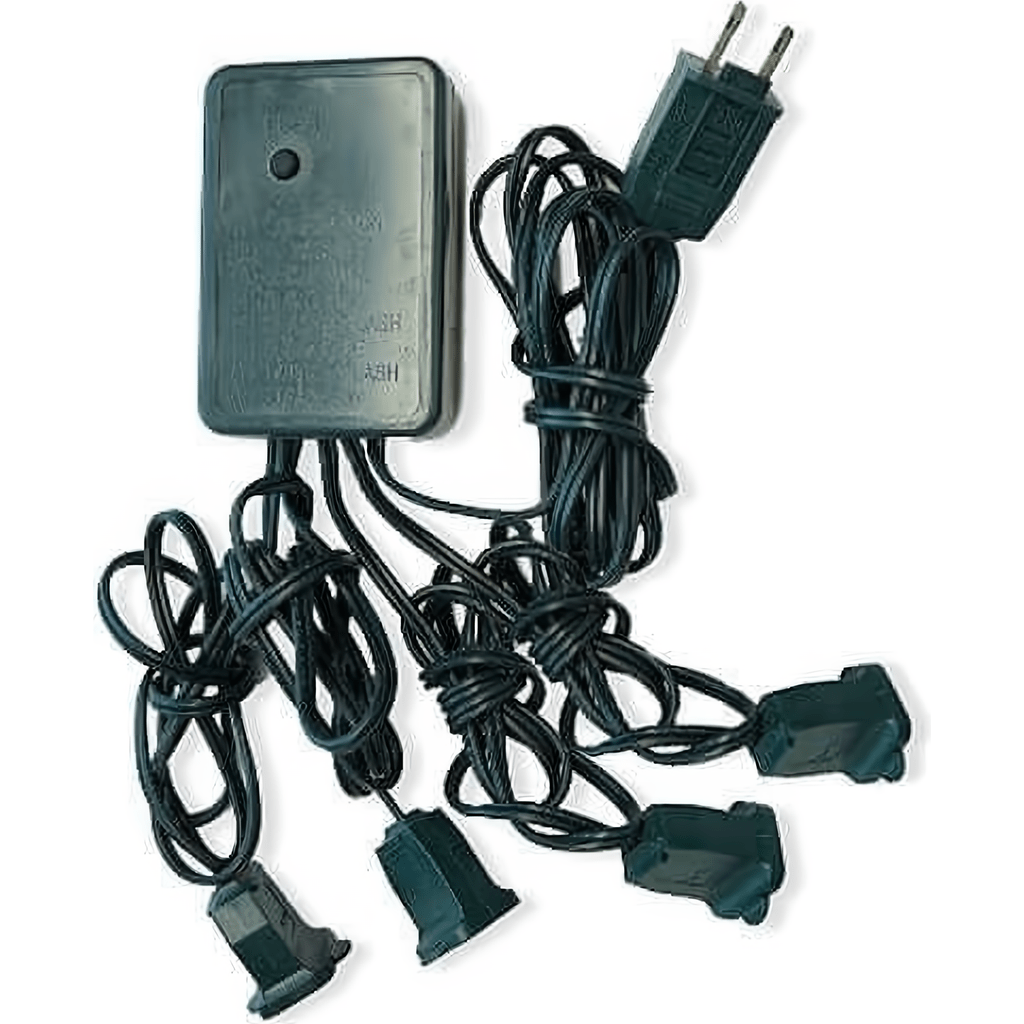 4 Channel 8 Function Chase Controller With Push Button - The Christmas Light Emporium