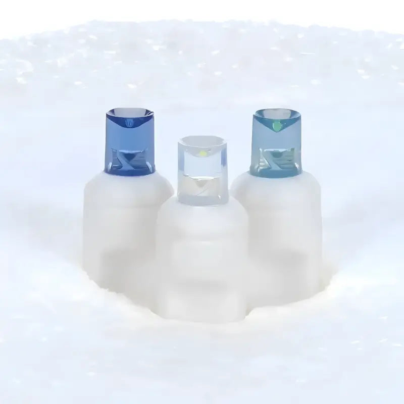 50 5mm ColorSplash Arctic Blue Cool White Teal LED Christmas Lights 6’’ Spacing White Wire Christmas Lights
