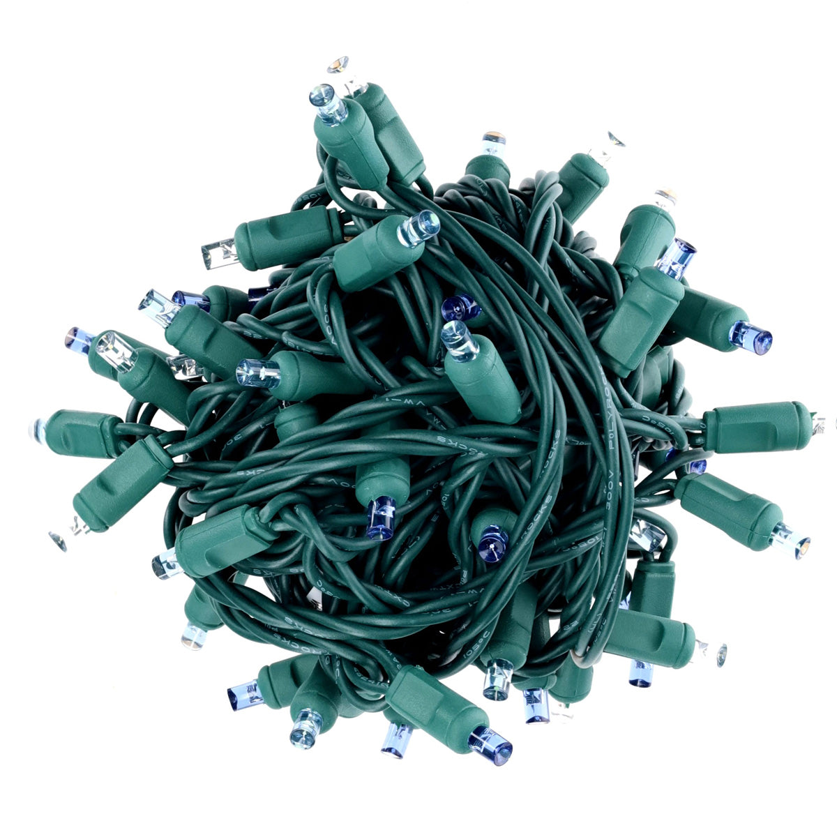50 5mm ColorSplash Arctic 5mm Multicolor LED Christmas Lights 6’’ Spacing - Christmas Lights