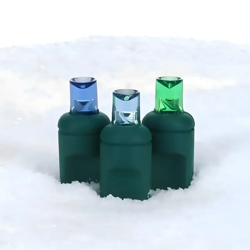 50 5mm ColorSplash Bahamas Blue Green Teal LED Christmas Lights 6’’ Spacing Christmas Lights