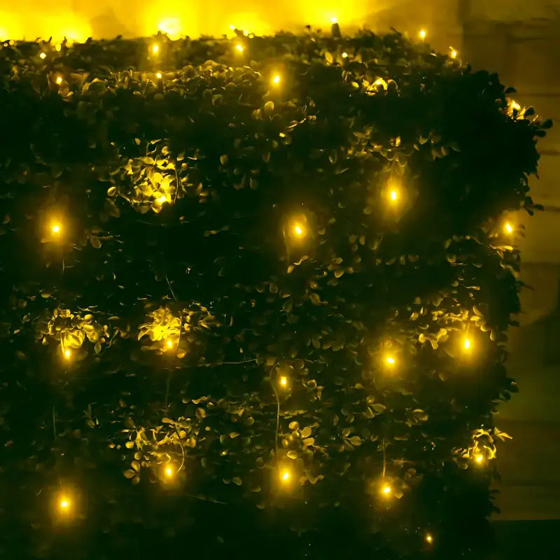 5mm 4’ x 6’ Gold LED Net Lights Christmas Lights