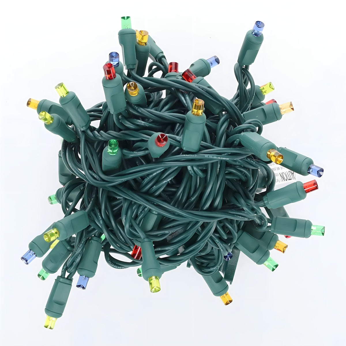 5mm LED Strobe Lights SuperSpark Multicolor Strobe Light String 50 Bulbs 6’’ Spacing - Christmas Lights