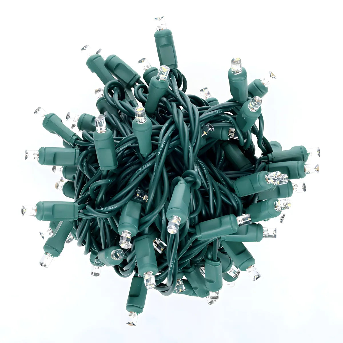 70 5mm Champagne Warm White Pure White Cool White DreamSpark Slow Fade LED Christmas Lights 4’’ Spacing - Christmas