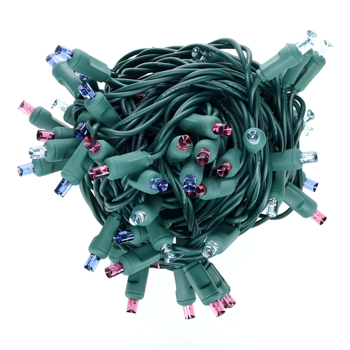 70 5mm ColorSplash Stardust Blue Purple Teal DreamSpark Slow Fade LED Christmas Lights 4’’ Spacing - Christmas Lights