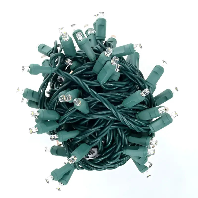 70 5mm Warm White DreamSpark Slow Fade LED Christmas Lights 4’’ Spacing - Christmas Lights