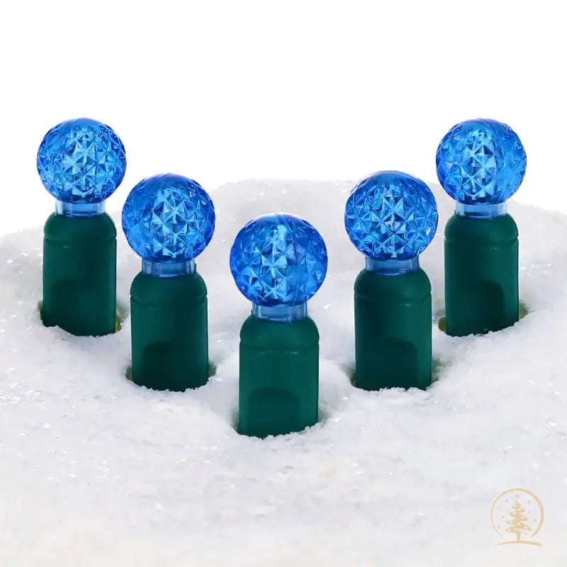70 G12 Blue LED Christmas Lights 4’’ Spacing - Christmas Lights