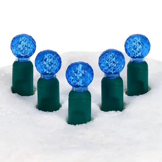 70 G12 Blue LED Christmas Lights 4’’ Spacing - Christmas Lights