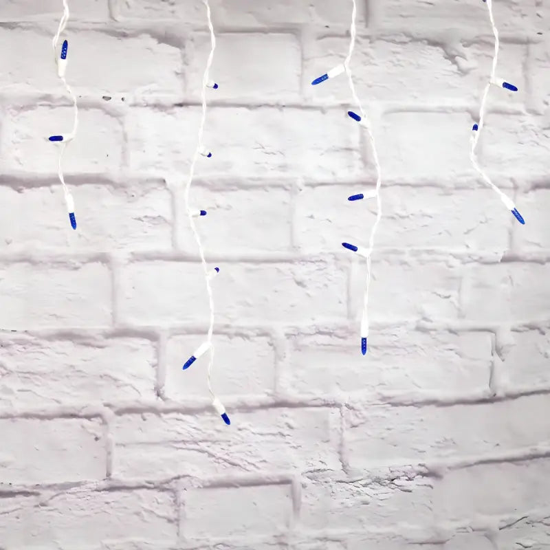 70 M5 Blue LED Icicle Lights - Christmas Lights