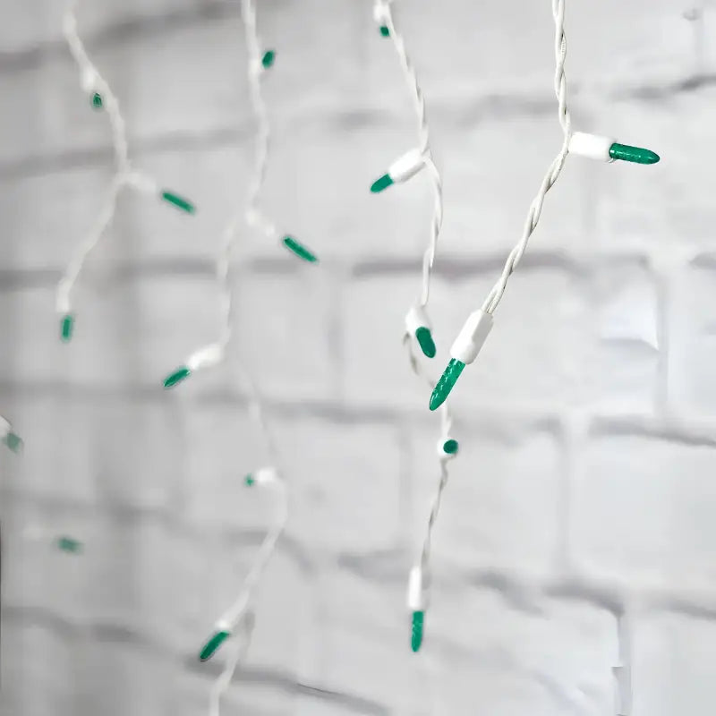 70 M5 Green DreamSpark Slow Fade LED Icicle Lights Christmas Lights