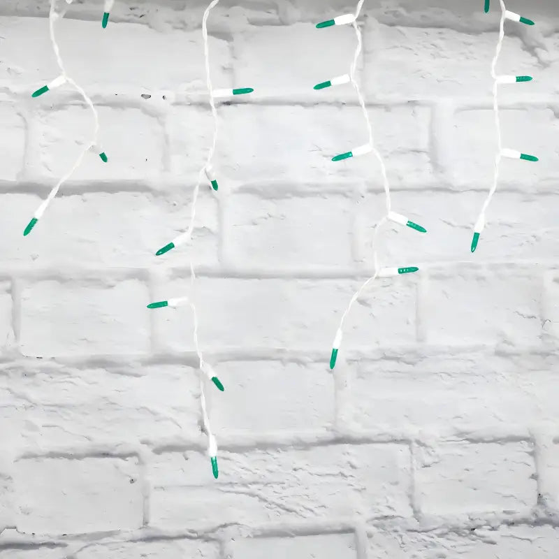 70 M5 Green DreamSpark Slow Fade LED Icicle Lights Christmas Lights