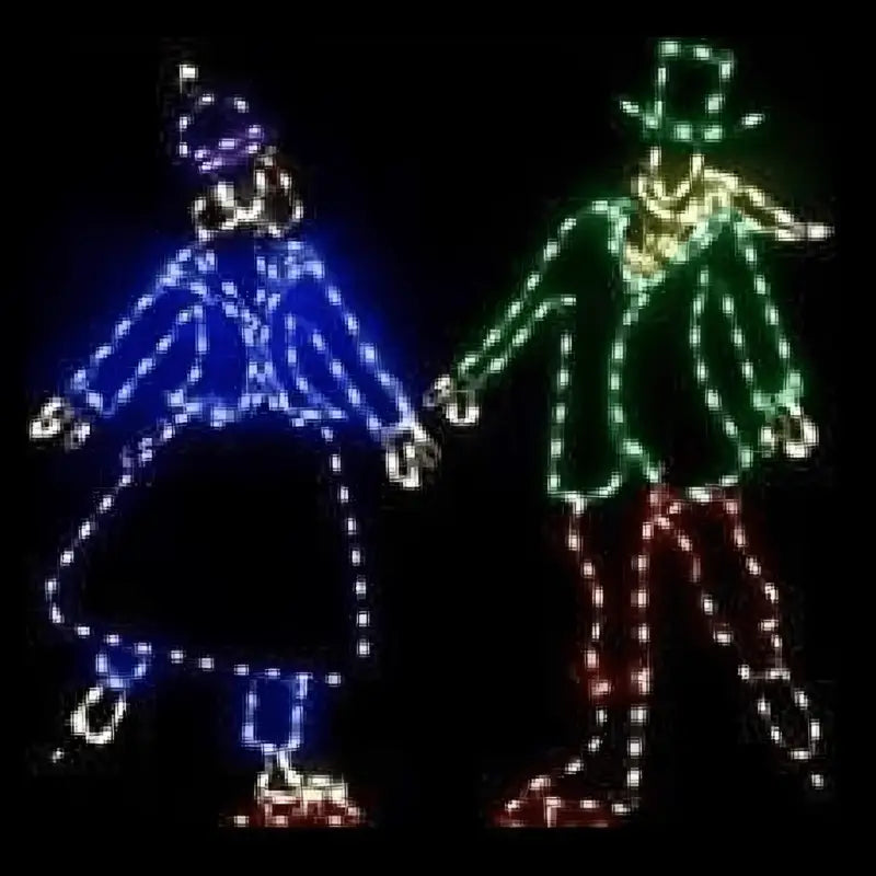 Adult Ice Skaters - Wireframes Displays and Yard Art