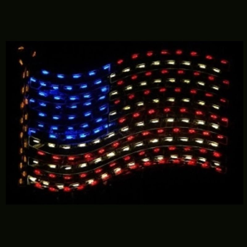 American Flag - Wireframes Displays and Yard Art