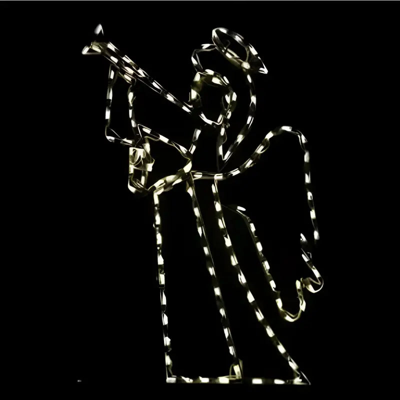Angel with Trumpet Large - Wireframes Displays and Yard Art