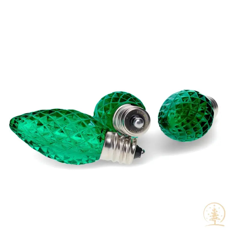 C7 Green ProCore LED Christmas Light Bulbs - Christmas Lights