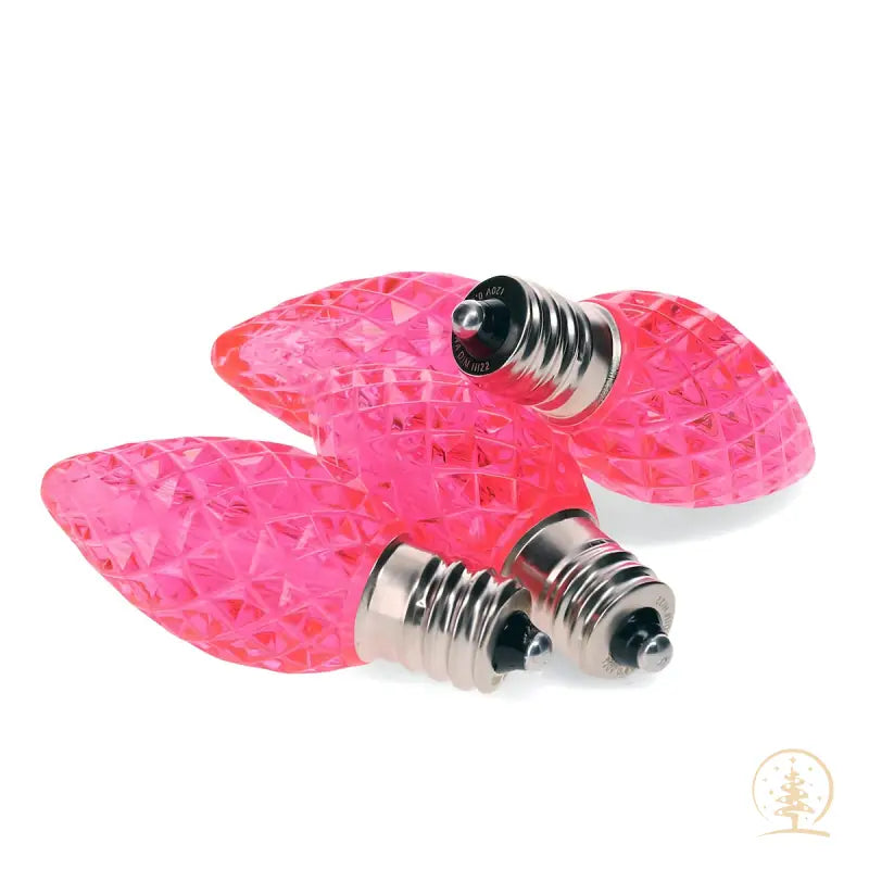 C7 Pink ProCore LED Christmas Light Bulbs - Christmas Lights