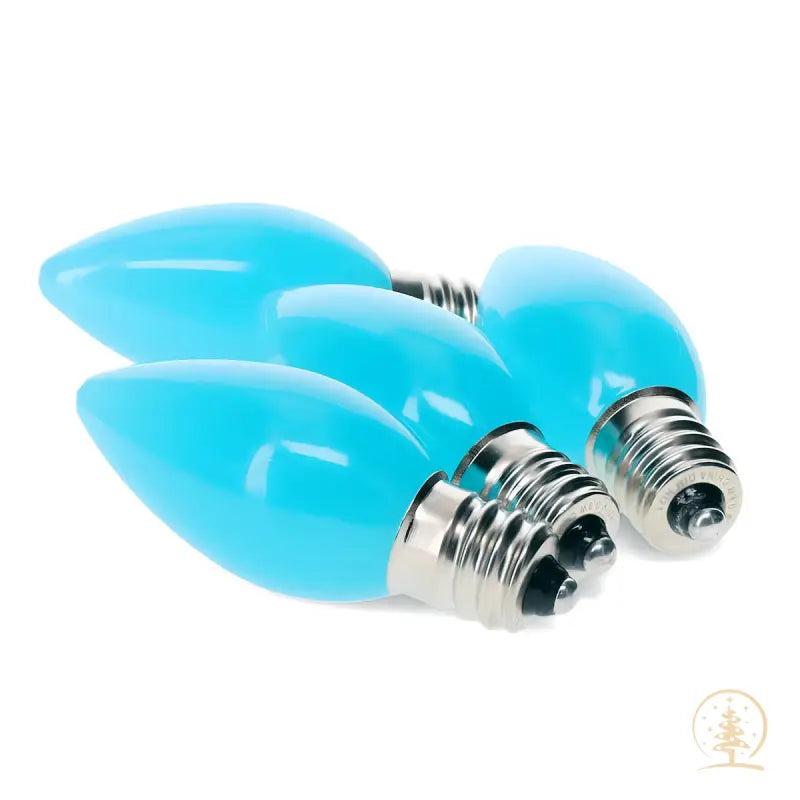 C7 Teal Smooth ProCore LED Christmas Light Bulbs - Christmas Lights