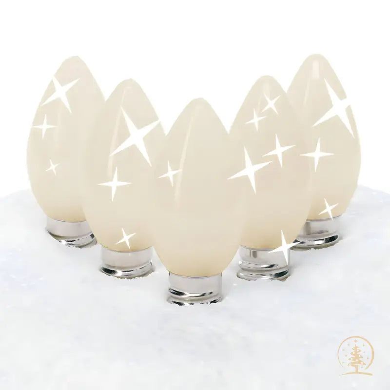 C7 Twinkle Warm White ProCore LED Christmas Light Bulbs Pack of 25 - Christmas Lights