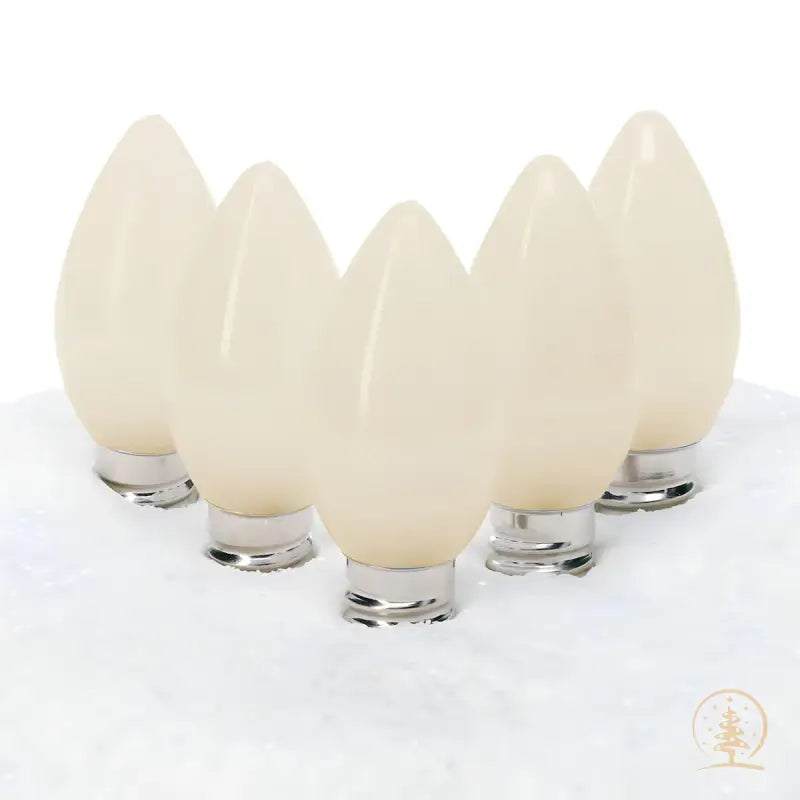 C7 Warm White Smooth ProCore LED Christmas Light Bulbs - Christmas Lights