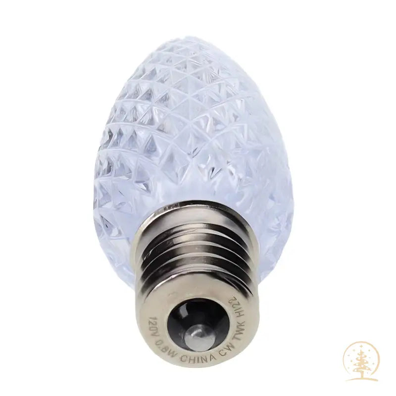 C9 Cool White ProCore LED Christmas Light Bulbs Faceted Pack of 25 - Christmas Lights