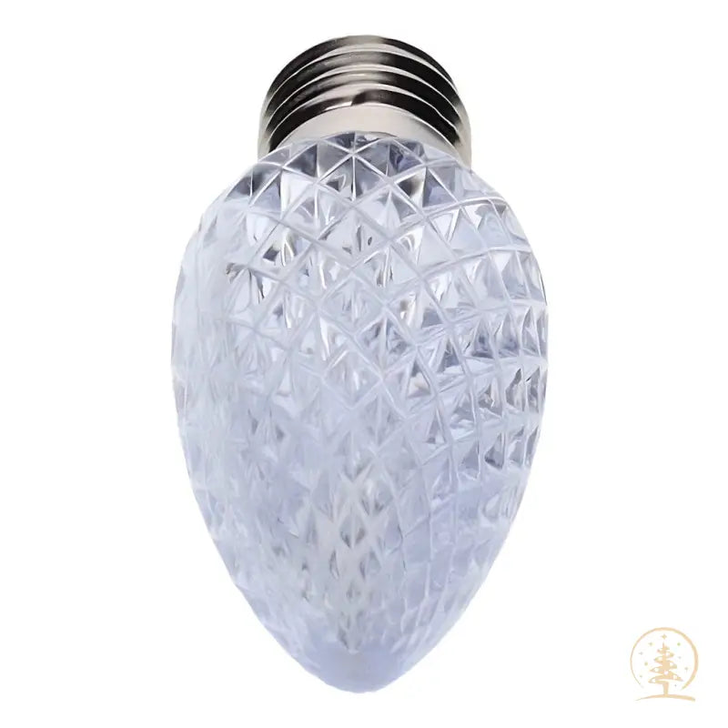 C9 Cool White ProCore LED Christmas Light Bulbs Faceted Pack of 25 - Christmas Lights