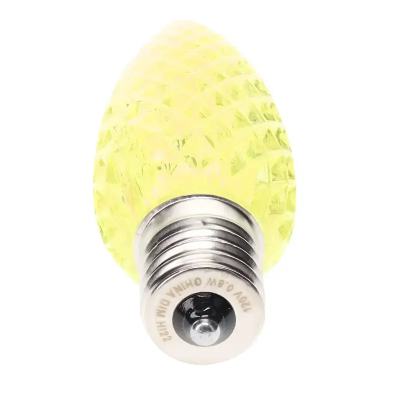 C9 Gold Faceted ProCore LED Christmas Light Bulbs - Christmas Lights