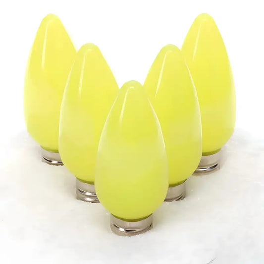 C9 Gold Smooth ProCore LED Christmas Light Bulbs - Christmas Lights