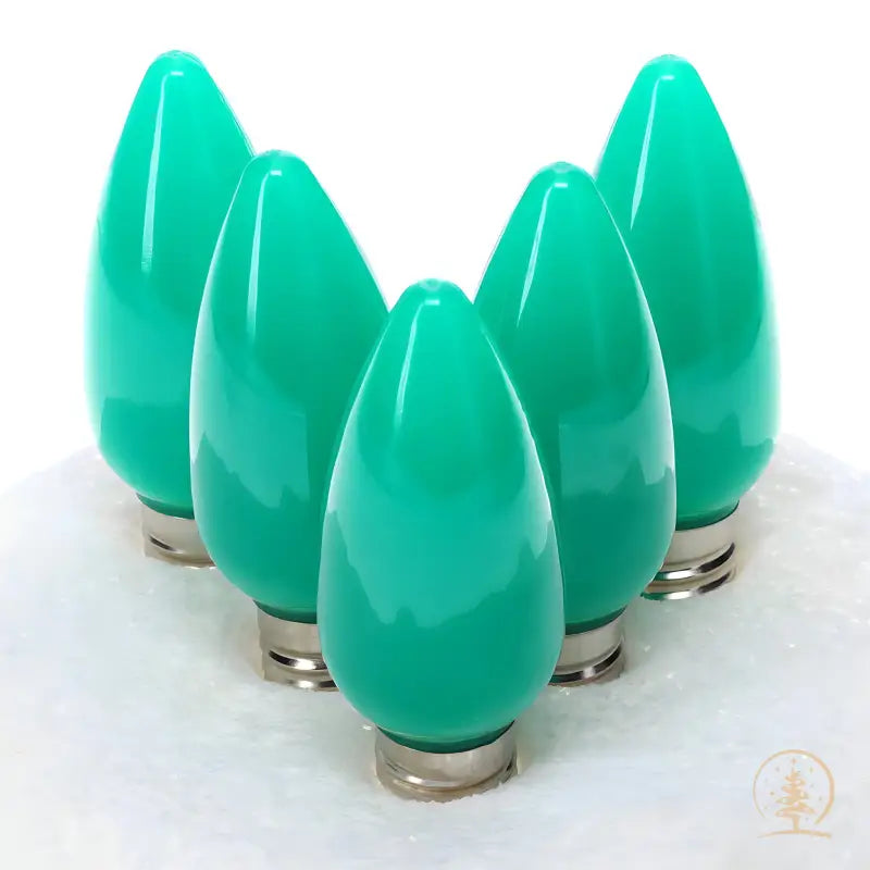 C9 Green Smooth ProCore LED Christmas Light Bulbs - Christmas Lights