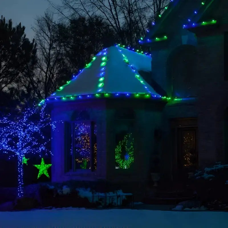 C9 Incandescent Christmas Light Bulbs Green Transparent Pack of 25 - Christmas Lights