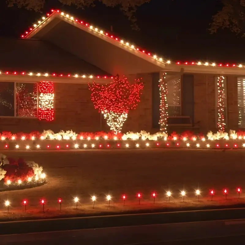 C9 Incandescent Christmas Light Bulbs Red Opaque Pack of 25 - Christmas Lights