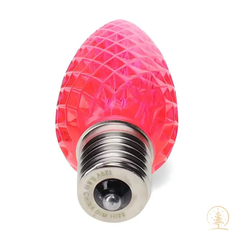 C9 Pink ProCore LED Christmas Light Bulbs Faceted Pack of 25 - Christmas Lights