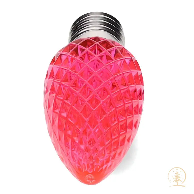 C9 Pink ProCore LED Christmas Light Bulbs Faceted Pack of 25 - Christmas Lights