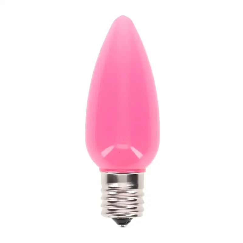 C9 Pink Smooth ProCore LED Christmas Light Bulbs - Christmas Lights