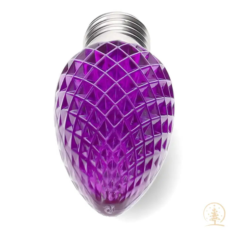 C9 Purple ProCore LED Christmas Light Bulbs Faceted Pack of 25 - Christmas Lights