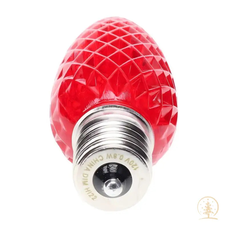 C9 Red ProCore LED Christmas Light Bulbs Faceted Pack of 25 - Christmas Lights