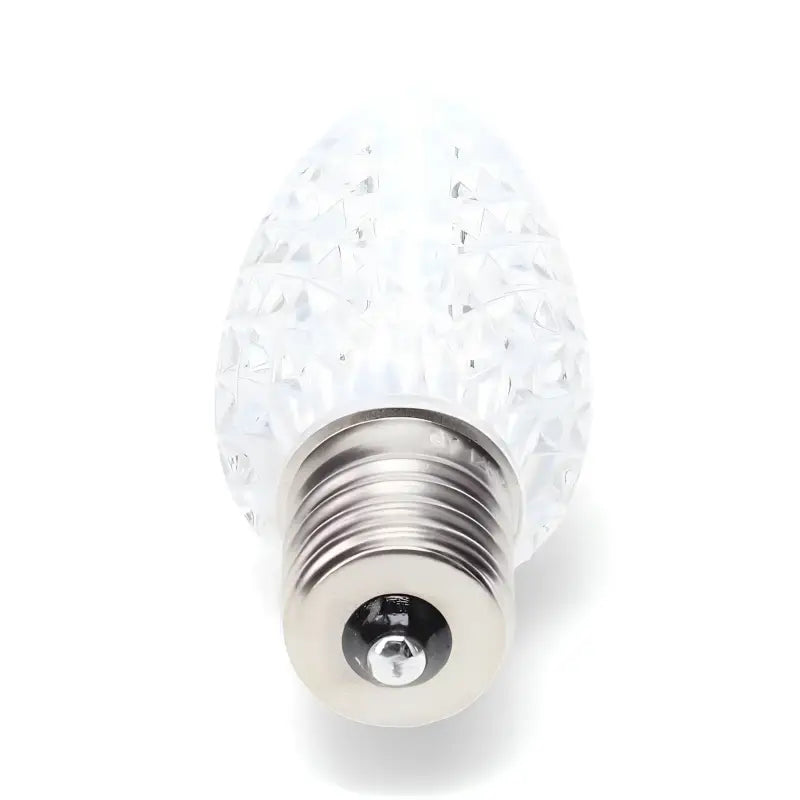 C9 Color Changing Christmas Lights RGB Faceted ProCore LED Christmas Light Bulbs - Christmas Lights
