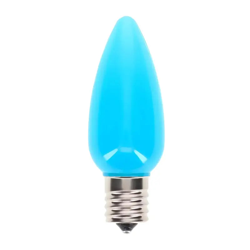 C9 Teal Smooth ProCore LED Christmas Light Bulbs - Christmas Lights
