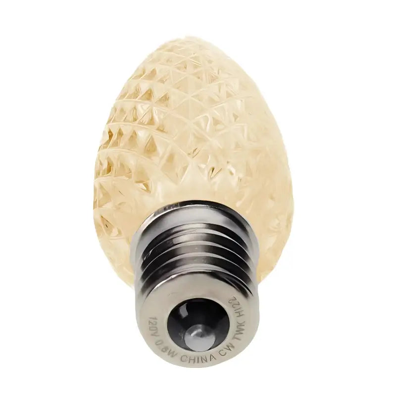 C9 Warm White Faceted ProCore LED Christmas Light Bulbs - Christmas Lights