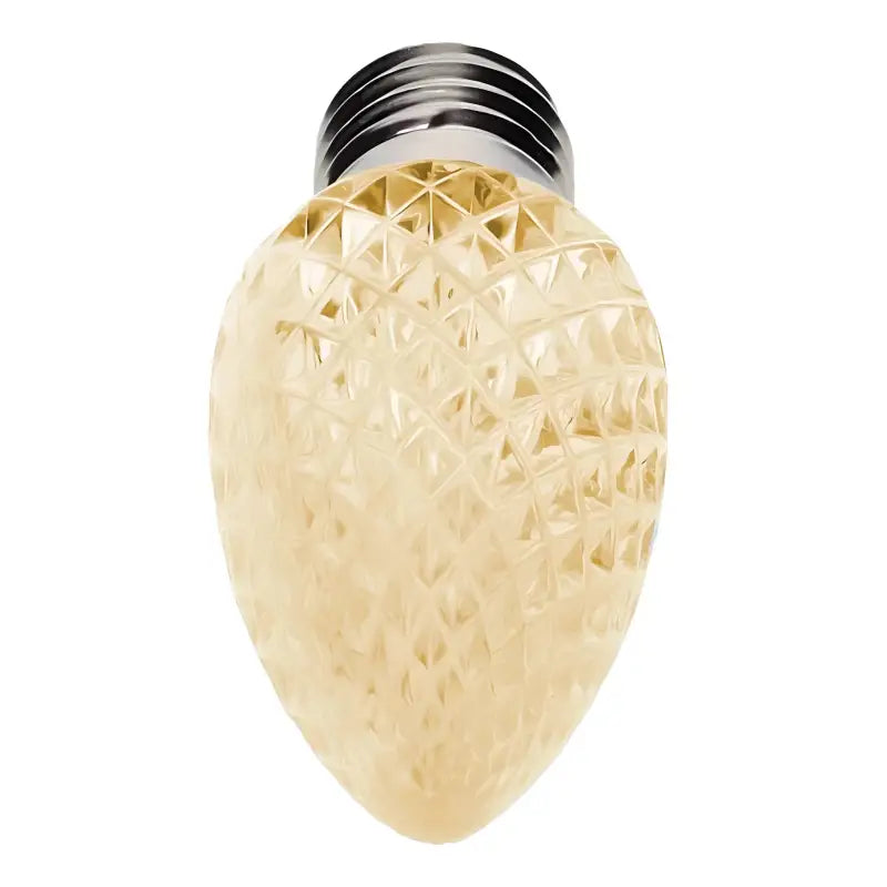 C9 Warm White Faceted ProCore LED Christmas Light Bulbs - Christmas Lights